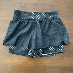 Girls’ Champion Sport Shorts Black & White Size L